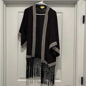 Women’s Black Kimono Size Large
